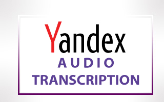 Yandex Audio Transcription