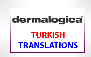 Turkish Translations for Dermologica