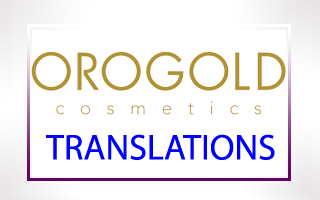 Turkish Translation of OROGOLD Cosmetics